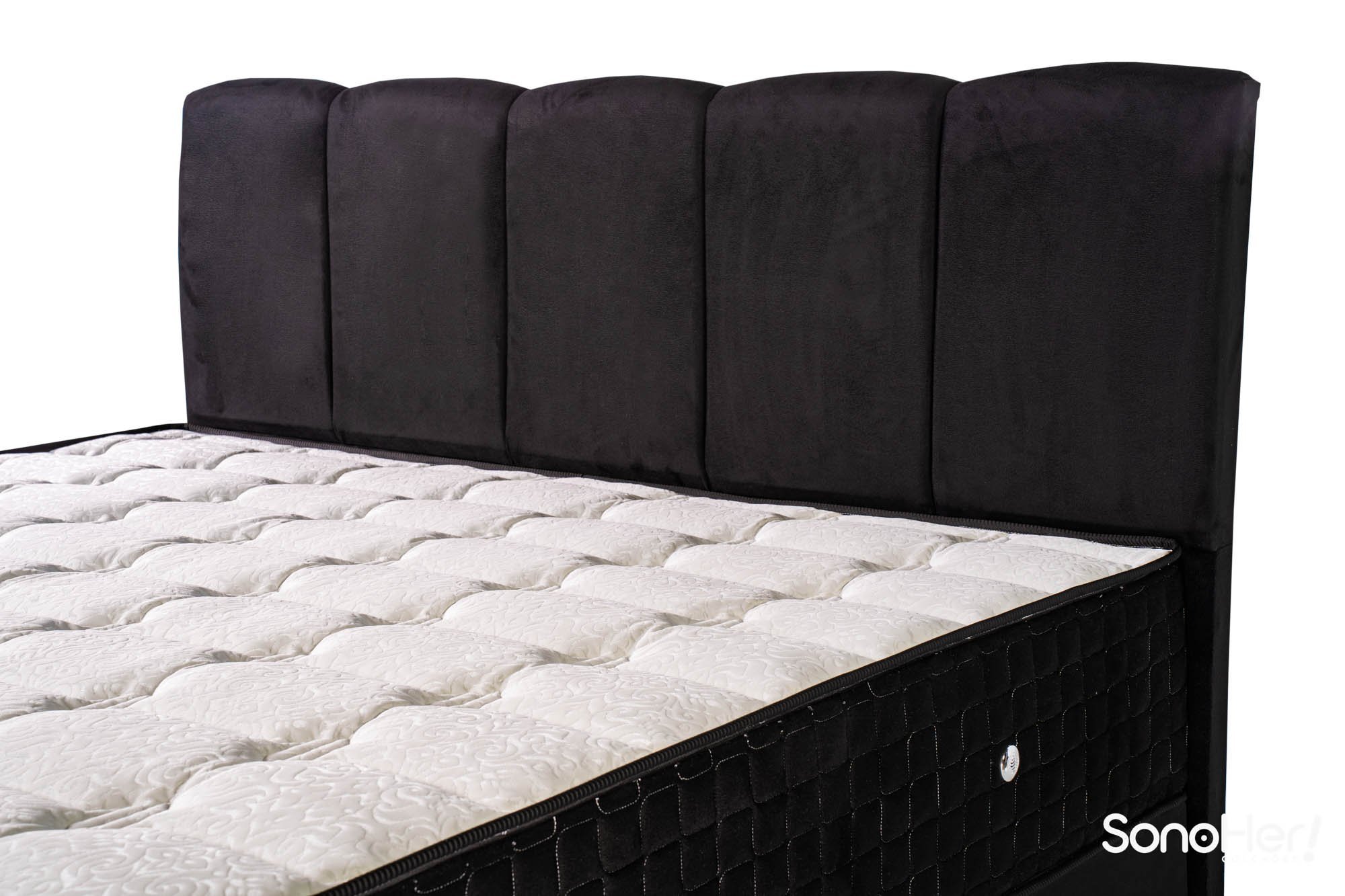 Cabeceira Palito King 1,93 Preto MadeiraMadeira