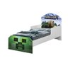 Cama Infantil Quarto Menina Menino Adesivado 100% Mdf Minecraft Ad - 1