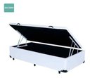 Ver imagem 2 de Cama Box Baú Solteiro Sintético Branco 38x88x188