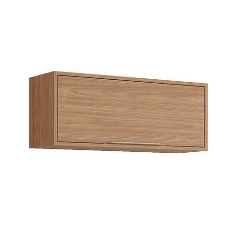 Armário Aéreo P- Cozinha Divina Geladeira C-1 Porta Basculante 80 Cm Freijo - Mgm