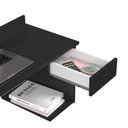 Ver imagem 3 de Mesa / Escrivaninha Suspensa Estilo Bancada 1 Gaveta Com Corrediça Telescópica Para Otimizar Seu Esp