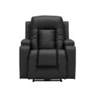 Ver imagem 7 de Poltrona Reclinável Austin com Massagem Aquecimento USB Usbc Óculos Massageador Bluetooth PU