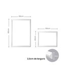 Ver imagem 1 de Boiserie Autocolante Roda Meio Porta Kit 60x80cm e 60x40cm