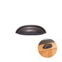Ver imagem 1 de Puxador Concha Meia Lua Bronze Envelhecido 10 Peças