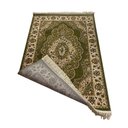 Ver imagem 4 de Tapete Persa Verde com Bege Ideal para Quarto e Sala 160x235