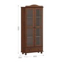 Ver imagem 4 de Cristaleira Vitrine 2 Portas 1 Gaveta Rubi