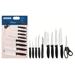 Jogo de Facas 10pcs Plenus Preto Aço Inox 23498065 - 2