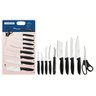 Jogo de Facas 10pcs Plenus Preto Aço Inox 23498065 - 2