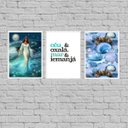 Ver imagem 1 de Kit 3 Quadros Oxalá Iemanjá 24x18cm:madeira Branca