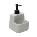 Ver imagem 1 de Porta Detergente Líquido C/ Suporte para Esponja Cinza 360ml