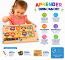 Ver imagem 4 de Jogo Educativo Labirinto Magnético Cores e Números Madeira