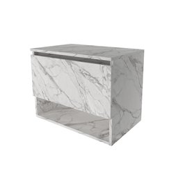 Balcão Gabinete Suspenso para Banheiro 60cm com 1 Porta e Nicho BN3606  - 6