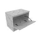 Ver imagem 4 de Balcão Gabinete Suspenso para Banheiro 60cm com 1 Porta e Nicho BN3606 