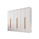 Ver imagem 2 de Guarda Roupa Infantil Sofia 100 Mdf 6 Portas e 2 Gavetas Moderna Mobília