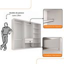 Ver imagem 4 de Guarda Roupa Infantil Sofia 100 Mdf 6 Portas e 2 Gavetas Moderna Mobília