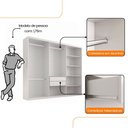 Ver imagem 4 de Guarda Roupa Infantil Sofia 100 Mdf 6 Portas e 2 Gavetas Moderna Mobília