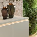 Ver imagem 5 de Buffet Luminus 4 Portas com LED 184 cm Off White - Mavaular