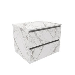 Gabinete Suspenso para Banheiro 60cm 2 Gavetas BN3607  - 4