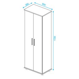 Sapateira 02 Portas Bst 07 Branco - Brv Bst07-brv - 4 Sapateira 02 Portas Bst 07 Branco - Brv Bst07-brv - 4