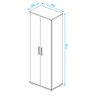 Sapateira 02 Portas Bst 07 Branco - Brv Bst07-brv - 4
