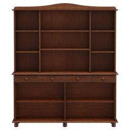 Cristaleira 8 Portas 4 Gavetas Rubi  - 3