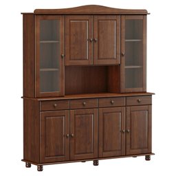 Cristaleira 8 Portas 4 Gavetas Rubi  - 2