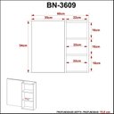 Ver imagem 5 de Espelheira para Banheiro 3 Nichos BN3609