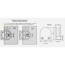Ver imagem 6 de Suporte Presilha Curva para Corrimão de Escada Tubo 2" / Vidro Preta