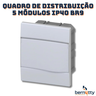 Quadro de Distribuição Centrinho Embutir 5 Disjuntores Brum - 2