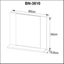 Ver imagem 5 de Espelheira para Banheiro 1 Prateleiras BN3610
