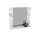 Ver imagem 3 de Espelheira Armário para Banheiro com Espelho 1 Prateleiras BN3610 Branco/Mármore