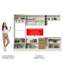 Ver imagem 6 de Armário de Cozinha Completa 290cm Branco/Rustic/Branco Stella Madesa 01