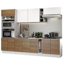 Ver imagem 3 de Armário de Cozinha Completa 290cm Branco/Rustic/Branco Stella Madesa 01