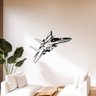 Adesivo de Parede Avião Caça - 60 x 45 cm - 1