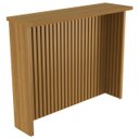 Ver imagem 1 de Painel de Ilha para Cozinha 120 Cm Freijó - Nesher