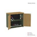 Ver imagem 6 de Armário para Escritório Baixo 2 Portas com Chave