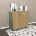 Ver imagem 2 de Armário para Escritório Baixo 2 Portas com Chave