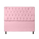 Ver imagem 3 de Cabeceira Estofada Box King Londres 1,95cm Vamfer Estofados Suede Bege
