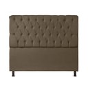 Ver mais imagens de Cabeceira Estofada Box King Londres 1,95cm Vamfer Estofados Suede Bege