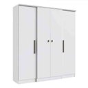 Ver imagem 1 de Guarda Roupa Miami 4 Portas Branco Doripel 25040-4