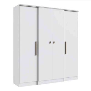 Guarda Roupa Miami 4 Portas Branco Doripel 25040-4