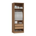 Ver imagem 6 de Guarda Roupa Modulado de Canto 3 Peças 5 Portas Reflecta LED MDF Macadâmia
