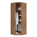 Ver imagem 7 de Guarda Roupa Modulado de Canto 3 Peças 5 Portas Reflecta LED MDF Macadâmia