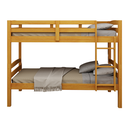 Ver imagem 5 de Cama Beliche Suspenso Solteiro Madeira MDF com Grade:Mel