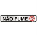 Ver imagem 1 de Placa de Alumínio Auto-Adesiva 5x25cm Não Fume - 100 AR - SINALIZE PLACA AUTO-ADES.5X25CM(NAO FUME) 