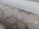 Ver imagem 4 de Papel de Parede Geométrico Cinza e Dourado 10 Metros