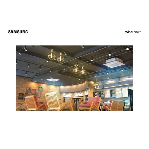 Ar Condicionado Cassete 4 Vias Samsung Windfree 60000 BTUS Quente e Frio AC060HE4DKG Inverter 220V
