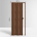 Ver imagem 5 de Porta Sanfonada de Pvc 210x97cm Permatti