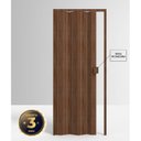 Ver imagem 3 de Porta Sanfonada de PVC 210x97cm Permatti Imbuia