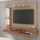 Ver imagem 5 de Painel para TV até 55 Polegadas com 160CMX136CM LED Prateleira de Denver Marrom Fendi/Freijó